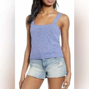 🆕 BP. Slubbed| Sleeveless| Square Neck| Sweater Tank Top